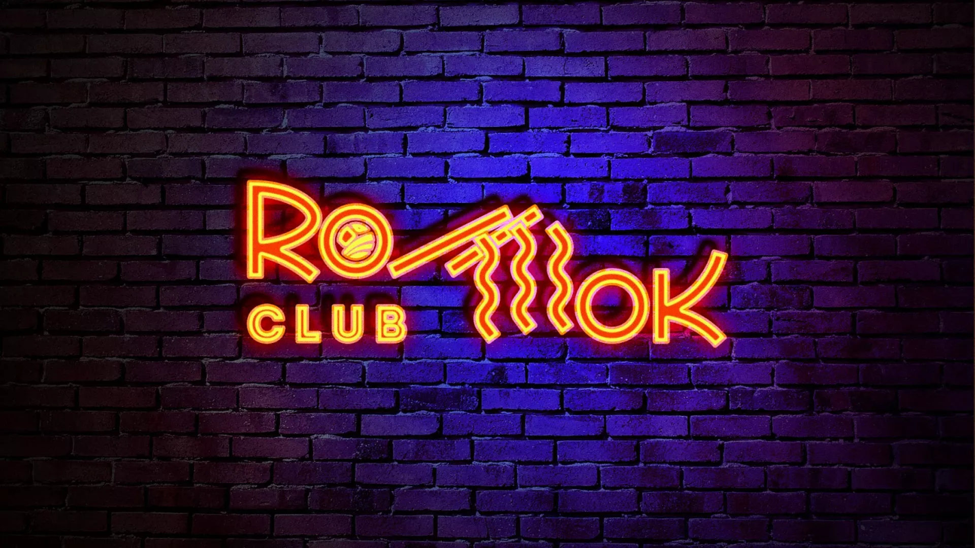 Разработка интерьерной вывески суши-бара «Roll Wok Club» в Карачеве